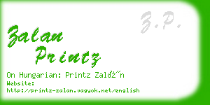 zalan printz business card